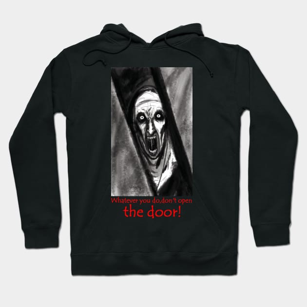 The Nun Door Hoodie by DougSQ